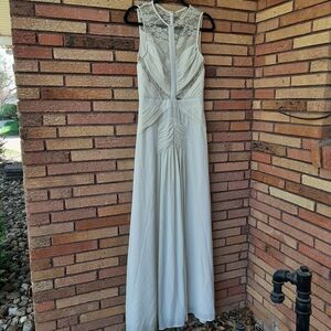 NWT Jarlo Cream Small Floor Length Dress